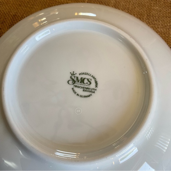 SMCS Porzellanfabrik Tirschenreuth Bavaria Blue Onion Serving Bowl - Picture 7 of 7